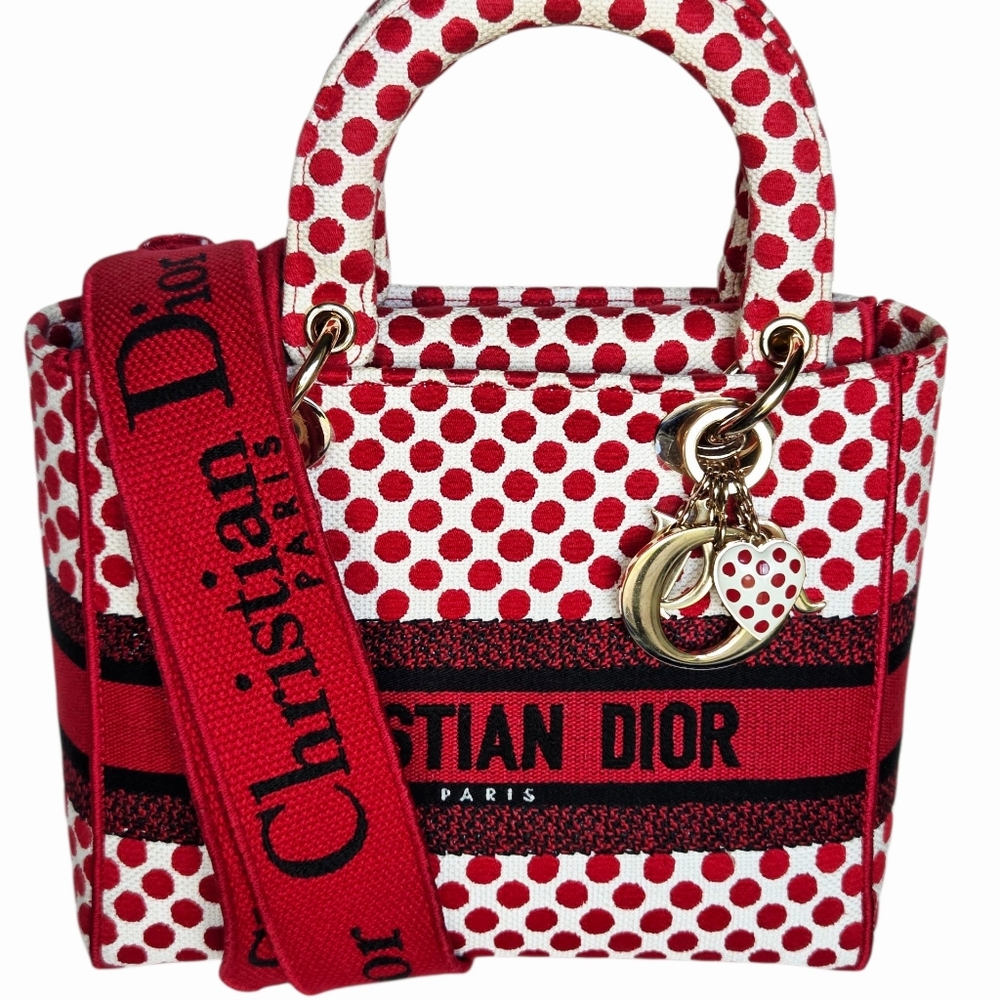 !!SOLD!! Authentic Christian Dior DiorAmour Lady D-Lite Medium - Picture 4 of 9